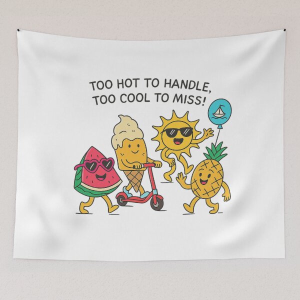 Item preview, The Summer Parade – Funny & Colorful Cartoon Summer Crew designed and sold by B-M-Store.
