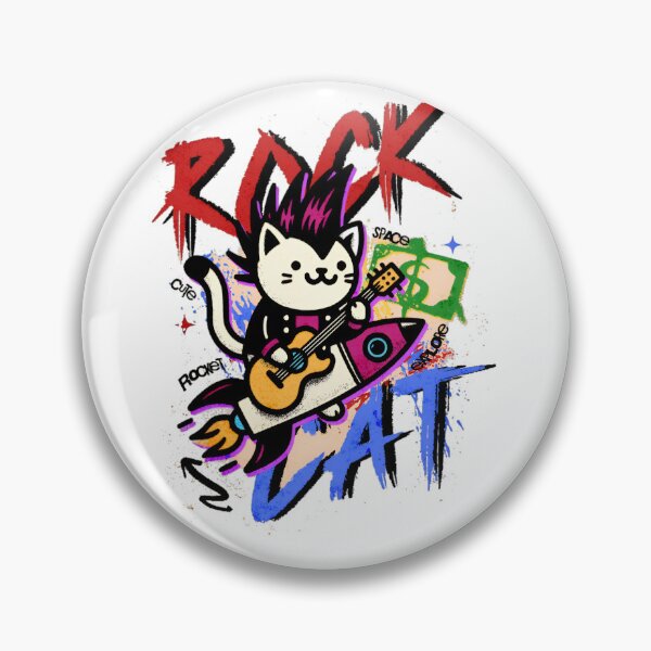 Item preview, STYLISH ROCK CAT ? designed and sold by Sayed008.