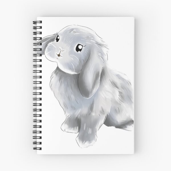 Item preview, Grey Holland Lop Girl Color | Bunniesmee  designed and sold by bunniesmee.
