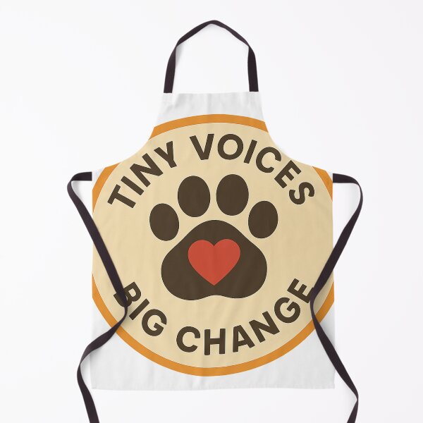 Item preview, Tiny Voices, Big Change – Animal Rights Badge designed and sold by TONSNAP.