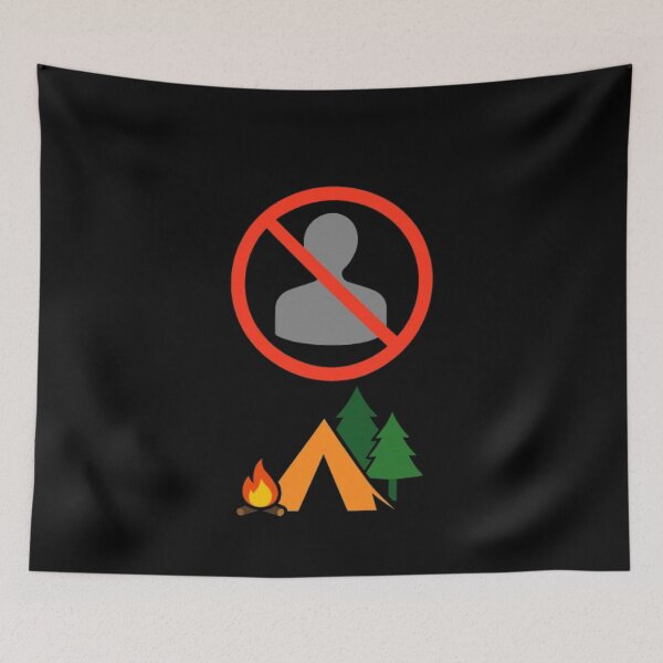 Item preview, Anti-Human Pro-Camping designed and sold by PLANTONE.