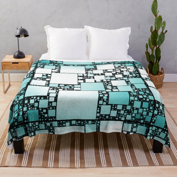 Item preview, Turquoise Squared designed and sold by Yolanda Caporn Art.