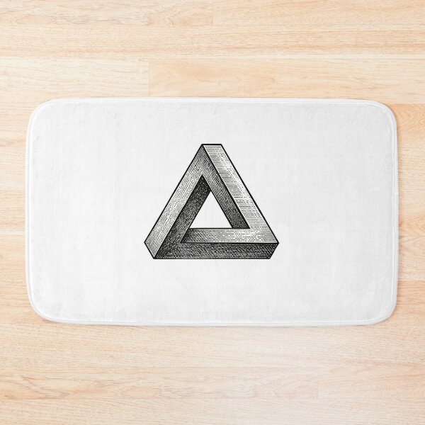 Item preview, Impossible Penrose Triangle Optical Illusion designed and sold by anas006.