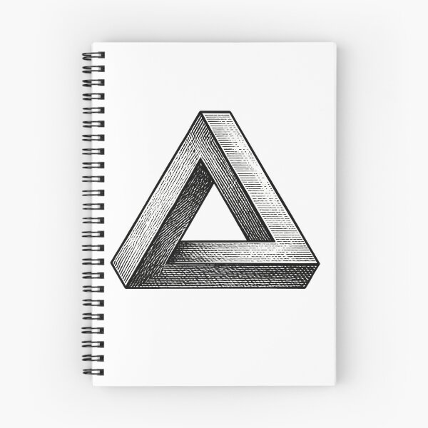 Item preview, Impossible Penrose Triangle Optical Illusion designed and sold by anas006.