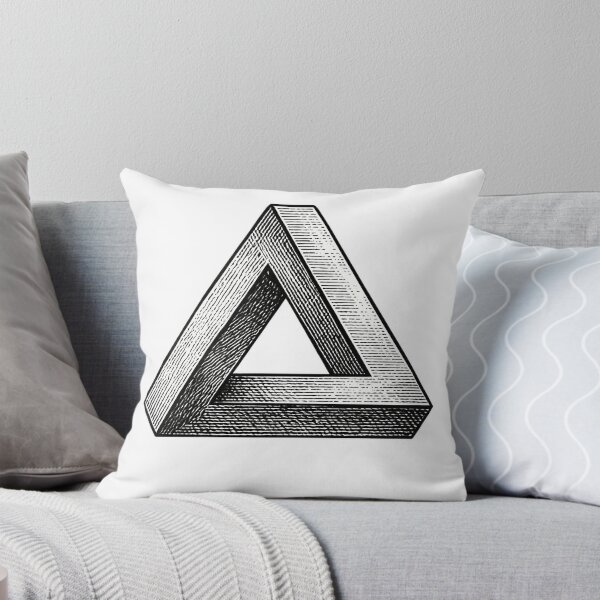 Item preview, Impossible Penrose Triangle Optical Illusion designed and sold by anas006.