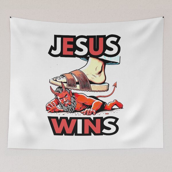 Item preview, Jesus Wins designed and sold by teenugs.