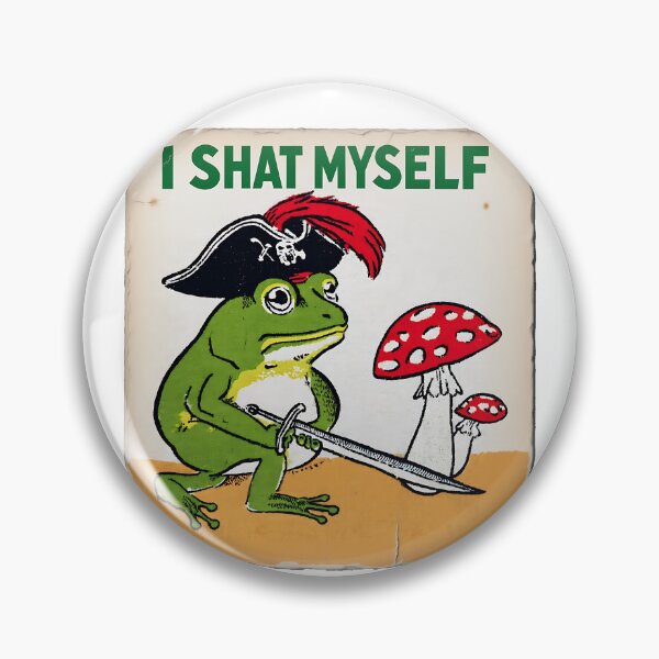 Item preview, I Shat Myself Frog, Funny Frog Meme designed and sold by JonHale.
