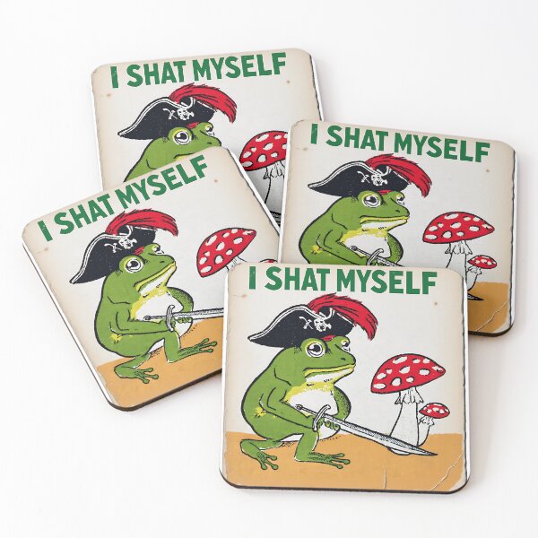 Item preview, I Shat Myself Frog, Funny Frog Meme designed and sold by JonHale.