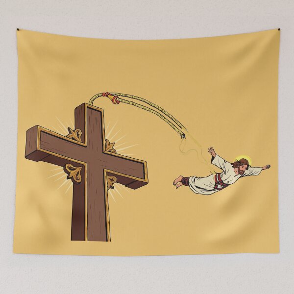 Item preview, Holy Bungee Jumping designed and sold by HipsterAnimals.