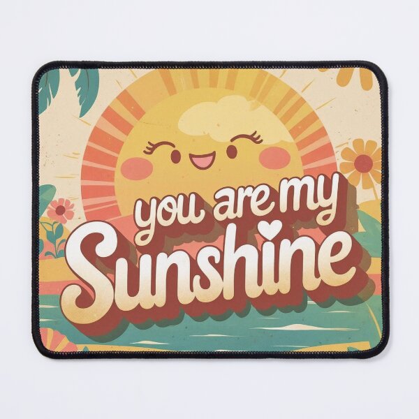 Item preview, You Are My Sunshine – Retro 70s T-Shirt Design | Cute Vintage PNG for POD & Printable Wall Art designed and sold by MAGNAMOOD.