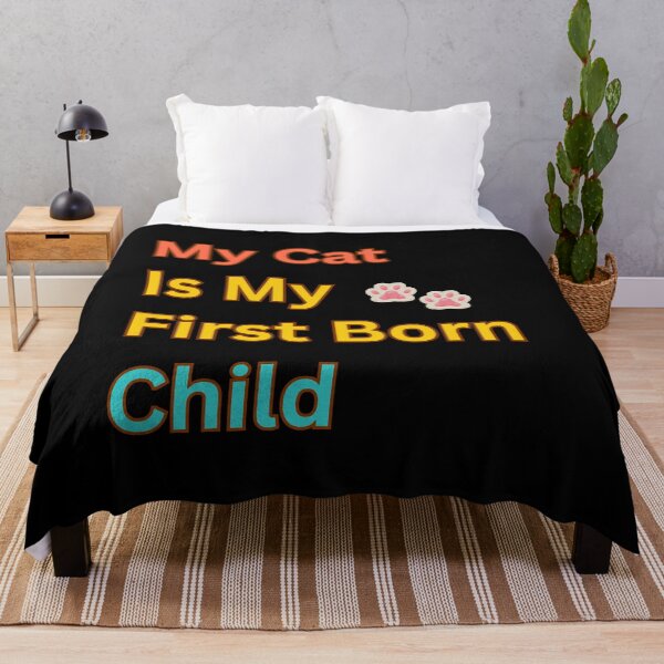 Item preview, My cat is my first born child designed and sold by Echo Aesthetics.