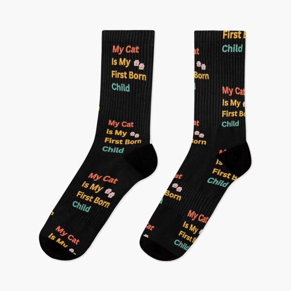 Item preview, My cat is my first born child designed and sold by Echo Aesthetics.