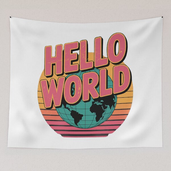 Item preview, Hello World designed and sold by Random Designs.