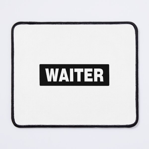 Item preview, WAITER, QUOTES, STAFF, CAFE, UNIFORM  designed and sold by AASparksDesigns.
