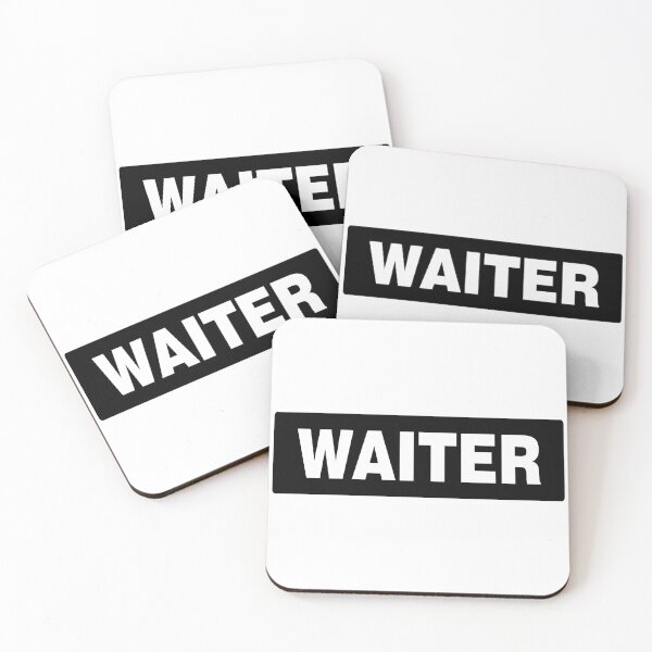Item preview, WAITER, QUOTES, STAFF, CAFE, UNIFORM  designed and sold by AASparksDesigns.