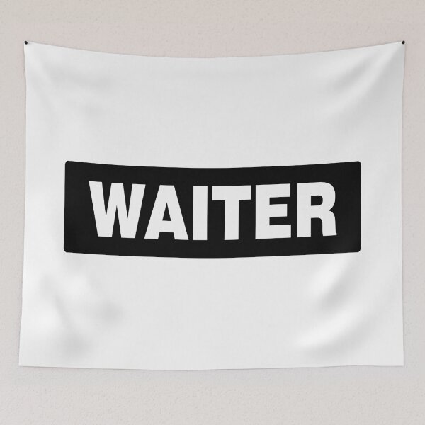Item preview, WAITER, QUOTES, STAFF, CAFE, UNIFORM  designed and sold by AASparksDesigns.