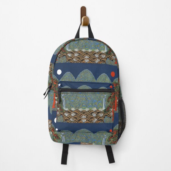 Item preview, Sun, moon, mountain, tree & waterfall designed and sold by shymuscat.