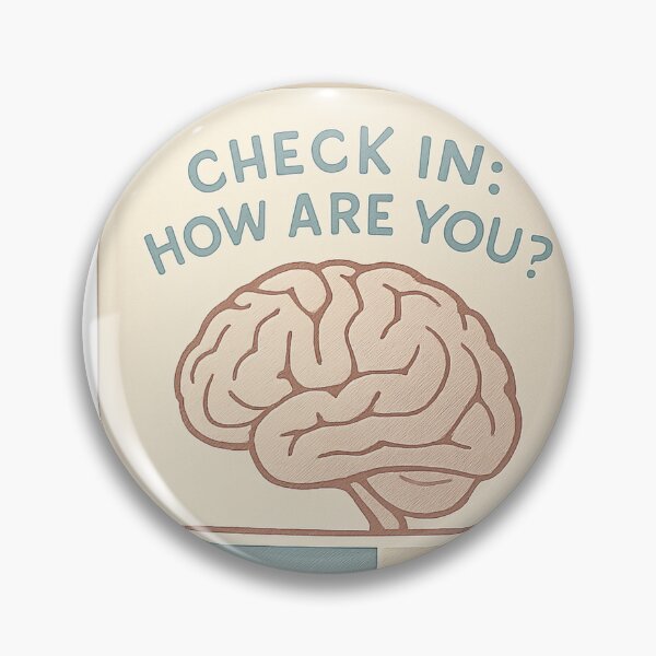 Item preview, Mental Health Check-In Mug designed and sold by TONSNAP.