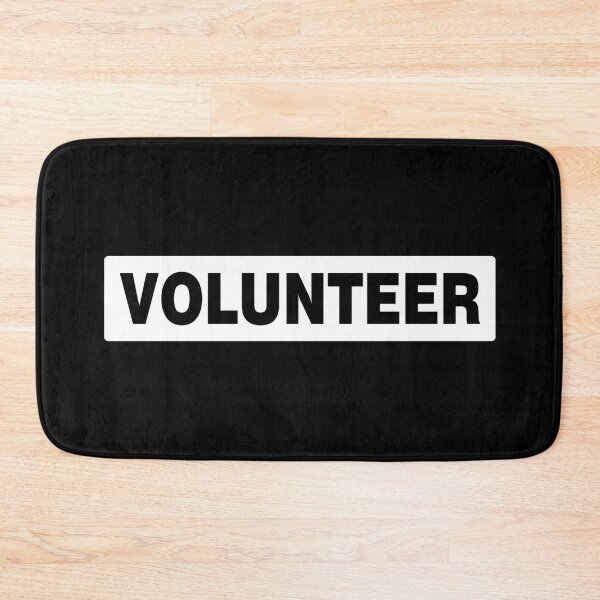 Item preview, VOLUNTEER: B&W, ASSISTANT, CHARITY, SERVICE  designed and sold by AASparksDesigns.