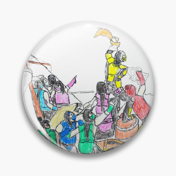 Item preview, The Raft of Kombat designed and sold by ArtfulThingies.