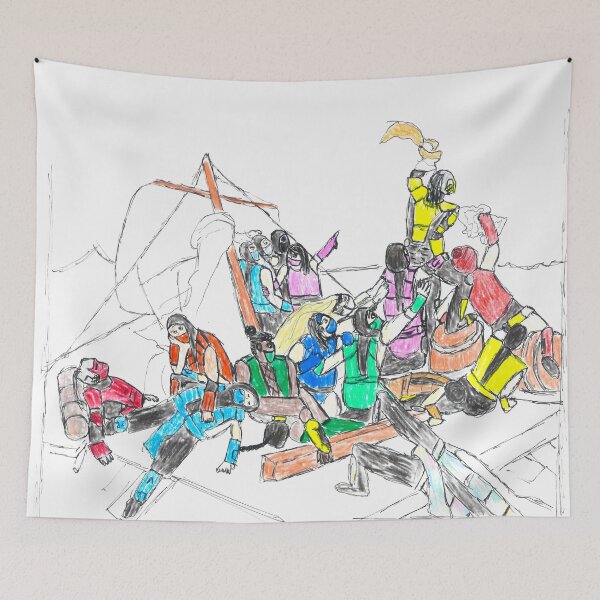 Item preview, The Raft of Kombat designed and sold by ArtfulThingies.