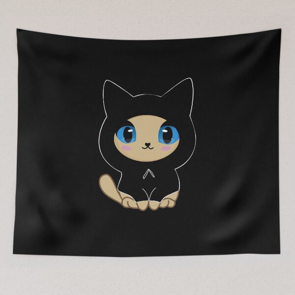 Item preview, Cozy Kitty: Adorable Cat with a Round Hoodie designed and sold by AdrianaOliveira.