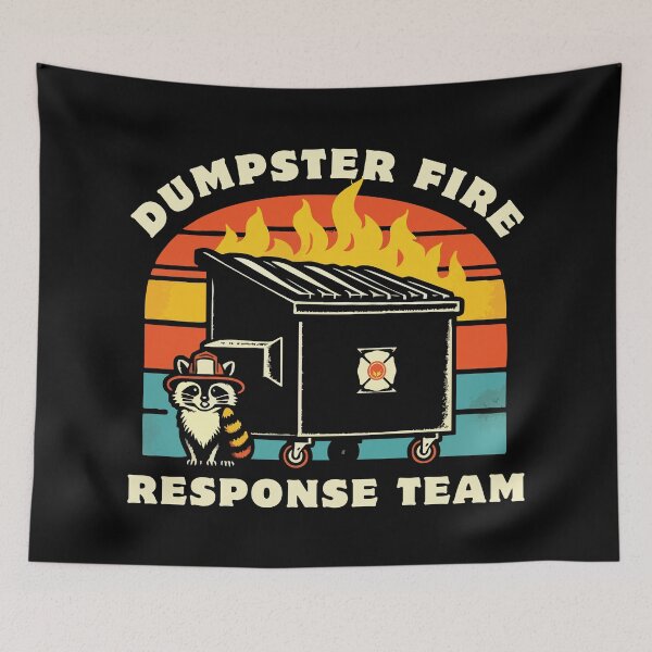 Item preview, Dumpster Fire Response Team designed and sold by Scaryzz.