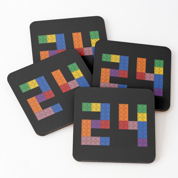 Item preview, 24 numbering made of bricks designed and sold by Brickification.