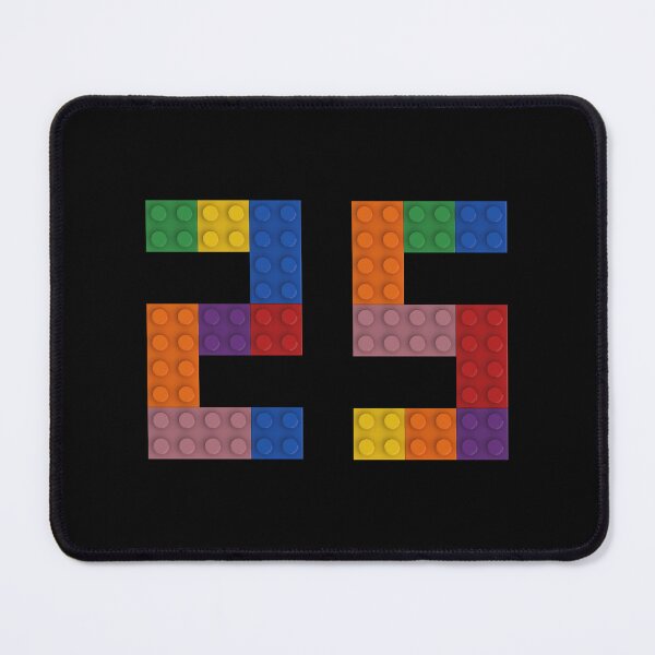 Item preview, 25 numbering made of bricks designed and sold by Brickification.