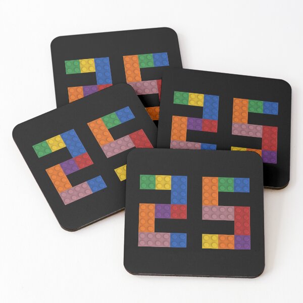Item preview, 25 numbering made of bricks designed and sold by Brickification.