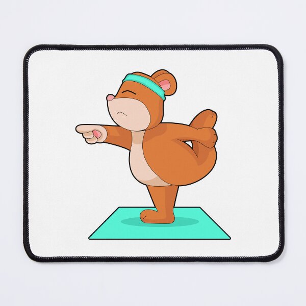 Item preview, Bear Yoga Fitness Gymnastics designed and sold by Snabdesign84.