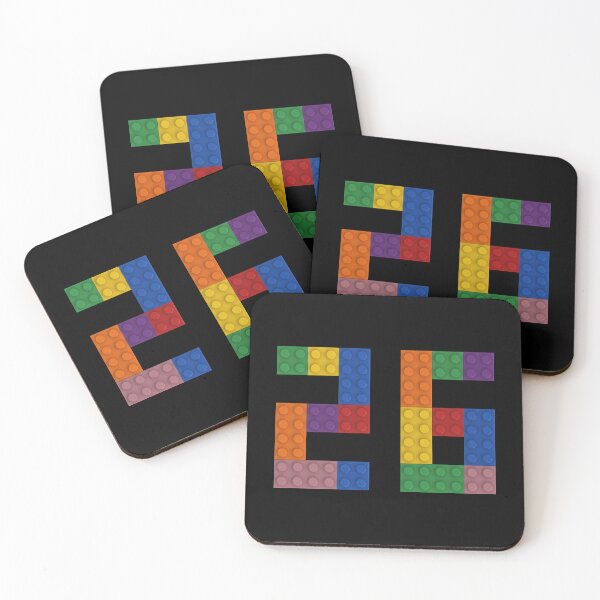 Item preview, 26 numbering made of bricks designed and sold by Brickification.