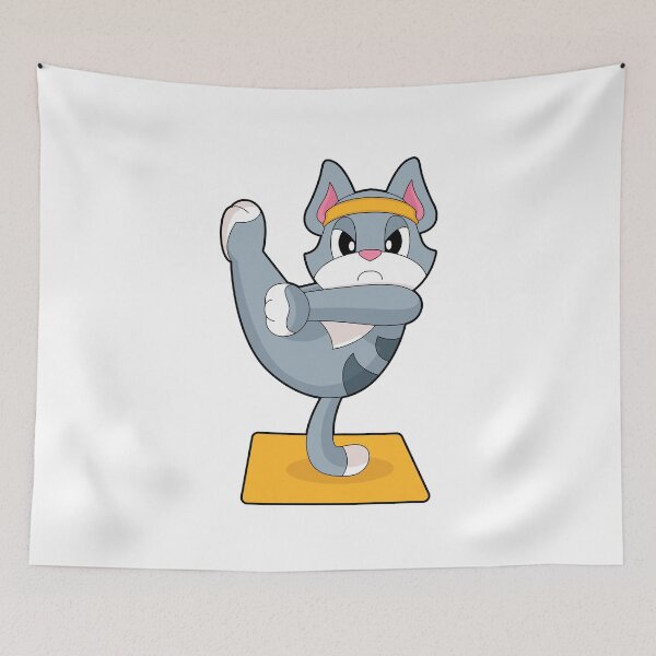 Item preview, Cat Yoga Fitness Gymnastics designed and sold by Snabdesign84.