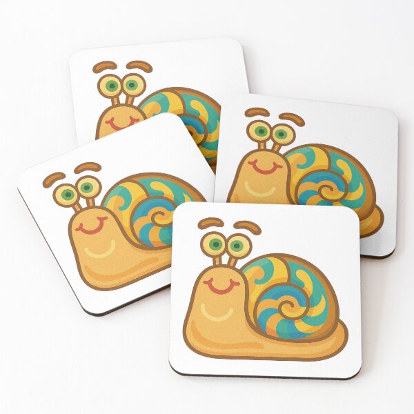 Item preview, Happy Snail with Rainbow Shell – Cute Cartoon Sticker designed and sold by CanSparkleArt.