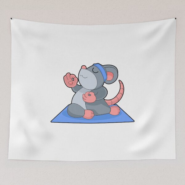 Item preview, Mouse Yoga Fitness Meditation designed and sold by Snabdesign84.