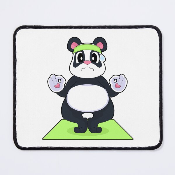 Item preview, Panda Yoga Fitness Meditation designed and sold by Snabdesign84.