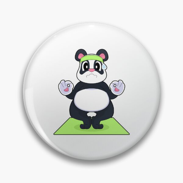 Item preview, Panda Yoga Fitness Meditation designed and sold by Snabdesign84.