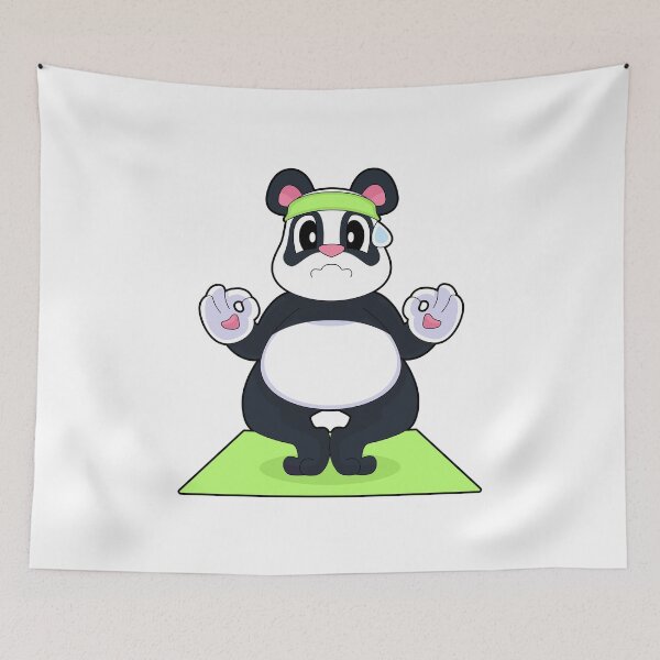 Item preview, Panda Yoga Fitness Meditation designed and sold by Snabdesign84.
