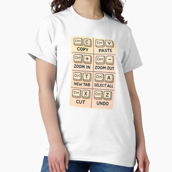 Item preview, Essential Keyboard Shortcut Guide – Cartoon Style designed and sold by Fleetwood1994.