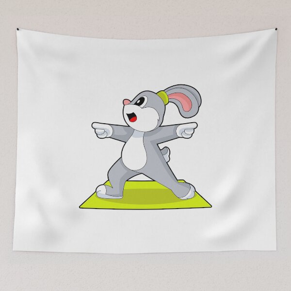 Item preview, Rabbit Yoga Fitness Gymnastics designed and sold by Snabdesign84.