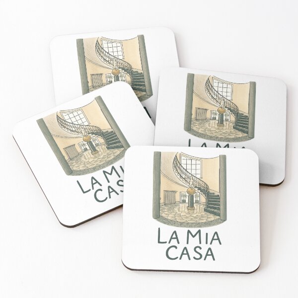 Item preview, La Mia Casa - Escalera vintage Lámina artística designed and sold by Fleetwood1994.