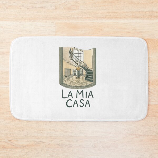 Item preview, La Mia Casa – Vintage Stairwell Art Print designed and sold by Fleetwood1994.