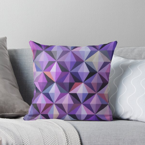 Item preview, geometric purple diamond pattern designed and sold by WeTheWeirdosCo.