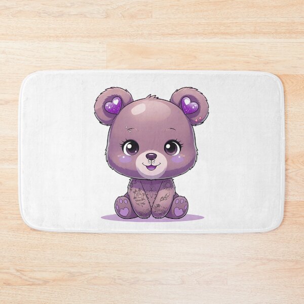 Item preview, Tatted & Pierced Teddy Bear! - Purple Edition designed and sold by AltAssets.