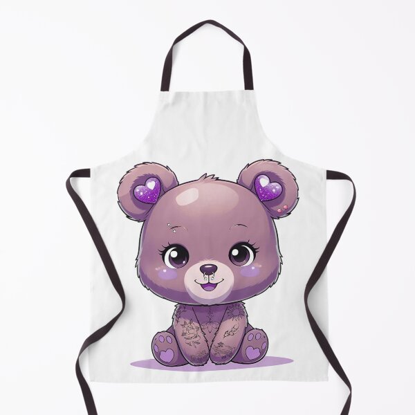 Item preview, Tatted & Pierced Teddy Bear! - Purple Edition designed and sold by AltAssets.