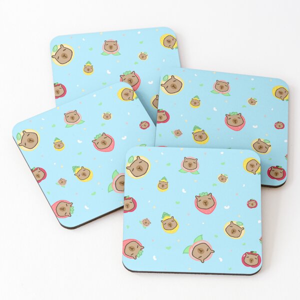 Item preview, Lots of Capybaras Wearing Fruit designed and sold by PonsuCreations.