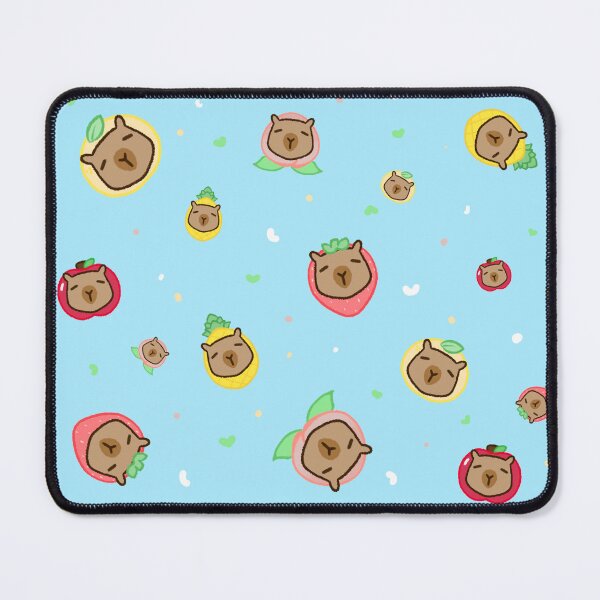 Item preview, Lots of Capybaras Wearing Fruit designed and sold by PonsuCreations.