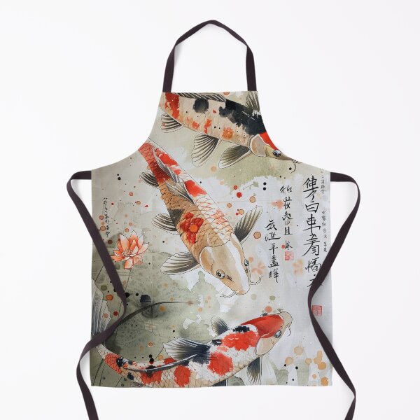 Item preview, Koi Paint - Japanese | Wall Art | Abstract | Ukiyo-e | Fish Paint | Traditional Art | Interior Design | Modern Decoration designed and sold by alfmar.