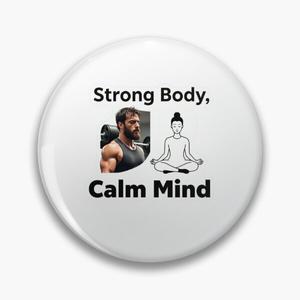 Item preview, Strong Body Calm Mind designed and sold by Siddhaaura.