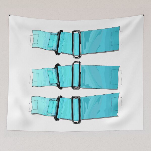 Item preview, Turquoise straps designed and sold by Whimsy Trail Co.